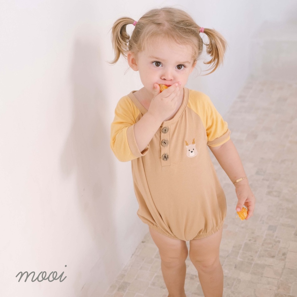 PROMO 7.7 PROMO BAJU LEBARAN MURAH MOOI JUMPER BABY COLOR BLOCK JUMPER SEGITIGA BODYSUIT TANGAN PANJANG BAJU ANAK 0 - 2 TAHUN