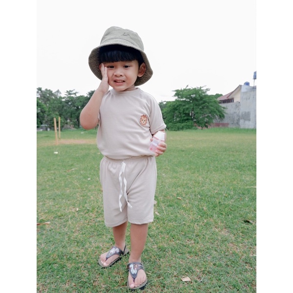 bryan rib set | baju anak unisex | baju anak rib | setelan rib
