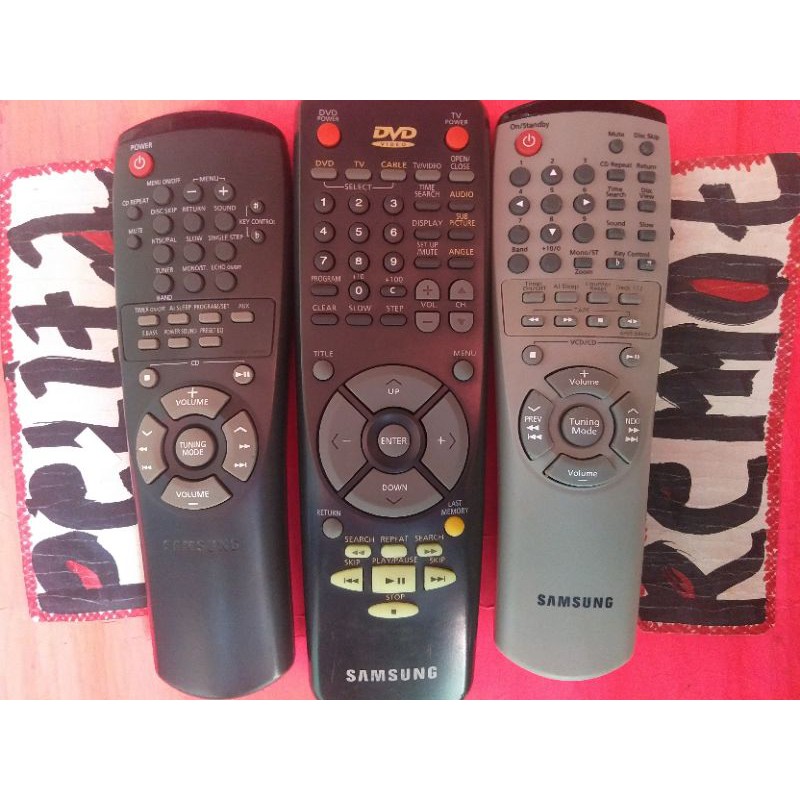 remot samsung dvd compo hi-fi original terlengkap