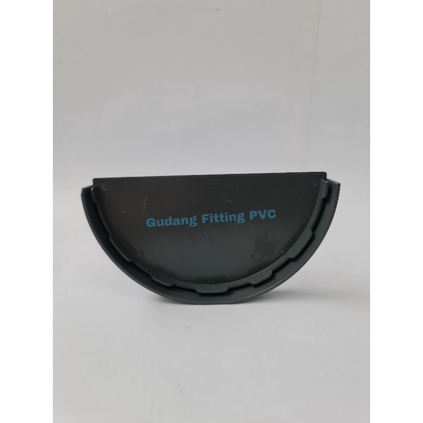 tutup talang bulat 8 "  / tutup talang oval pvc Grest