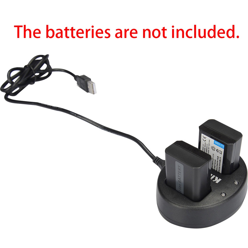 Kingma Charger Baterai 2 Slot for Sony A5000 A5100 A6000 A7R NEX6 5T 5R 5N - KM-FW50