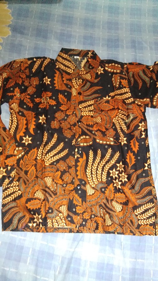 Batik Kemeja Anak Lengan Panjang Ukuran 0-12 Tahun