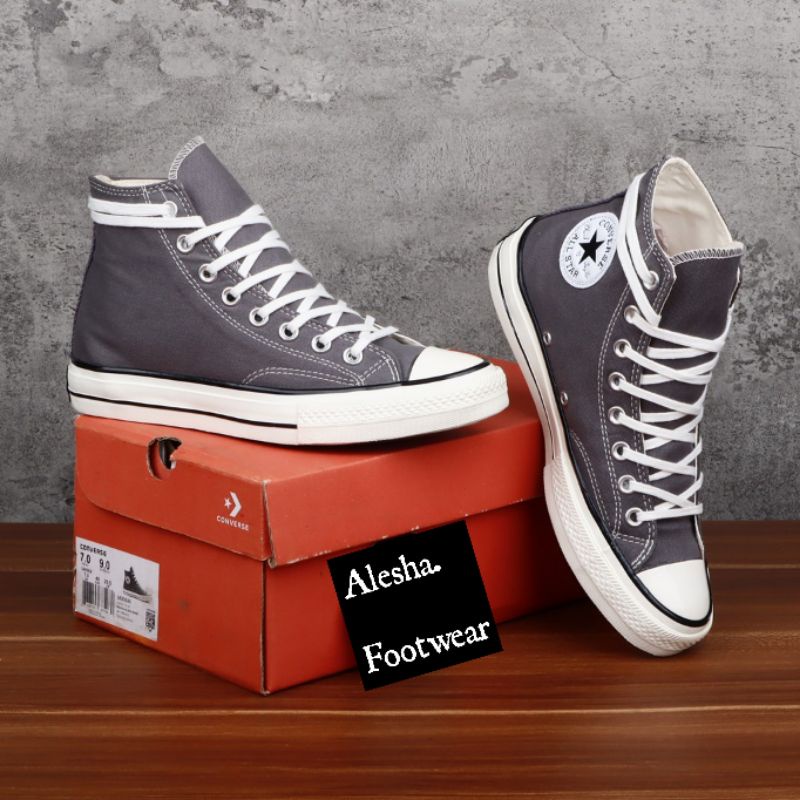 Sepatu Converse 70s Hi Grey Egret  / Converse 70s Ox Abu Premium Terlaris