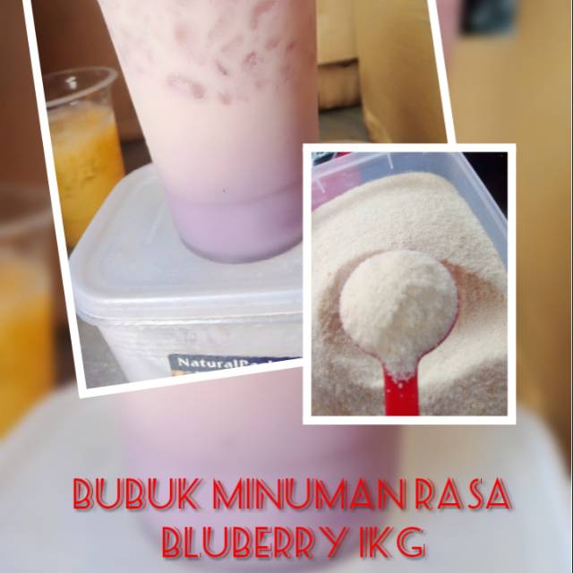 

Blueberry Powder Drink Bubuk Minuman Rasa Blueberry 1kg