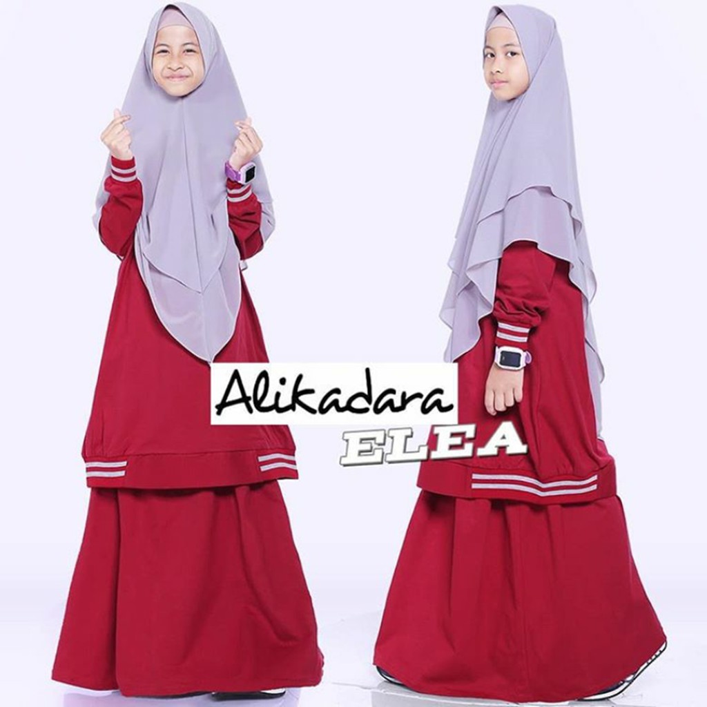 Setelan Elea Kids by Alikadara / Setelan anank bahan Cotton mix Ceruty