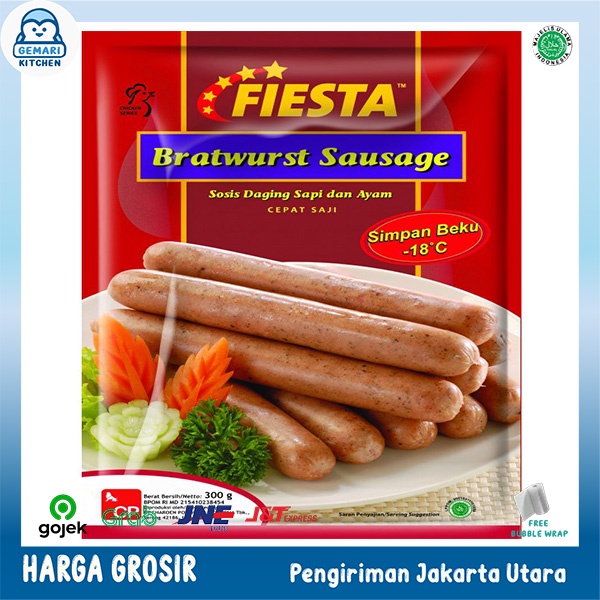 FIESTA SAUSAGE BRATWURST 300 GRAM