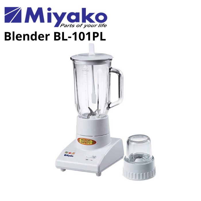 Miyako Blender BL101PL / Pelumat Juicer BL-101PL Kapasitas 1 Liter BL 101 PL  / 101PL 1L