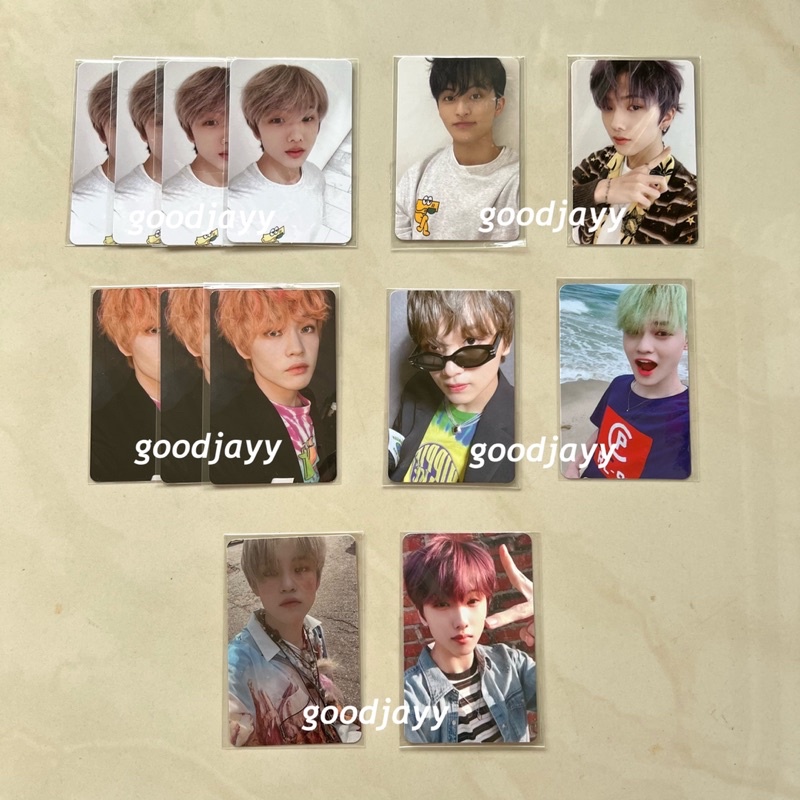 [BACA DESC] Official Photocard Pc NCT DREAM hot sauce chilling ver crazy ver cafe agent we go up ar 