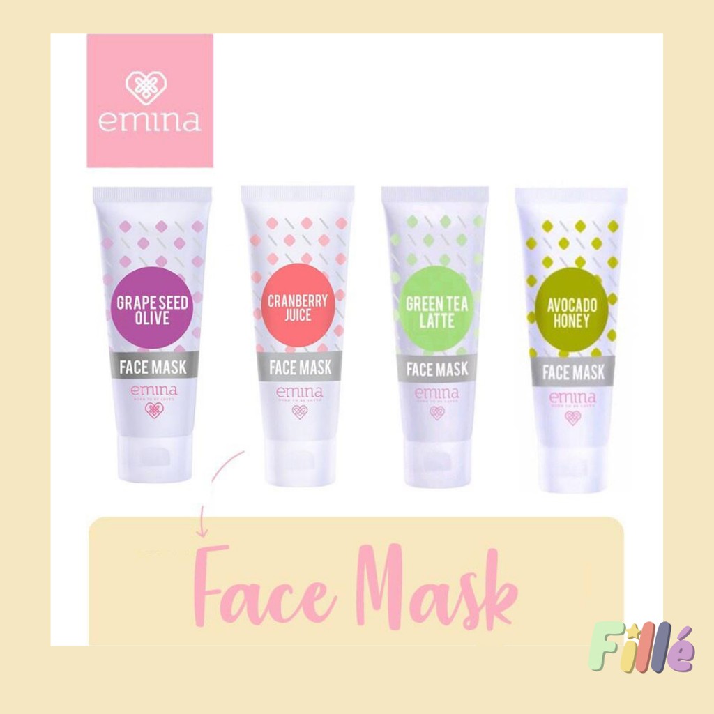 Emina Face Mask / Masker Emina / Masker Emina All Variant