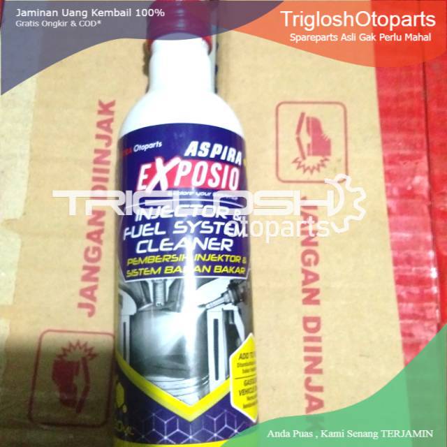 MURAH Cairan injector cleaner/pembersih mesin bensin uk. 180 ml all motor & mobil ASPIRA