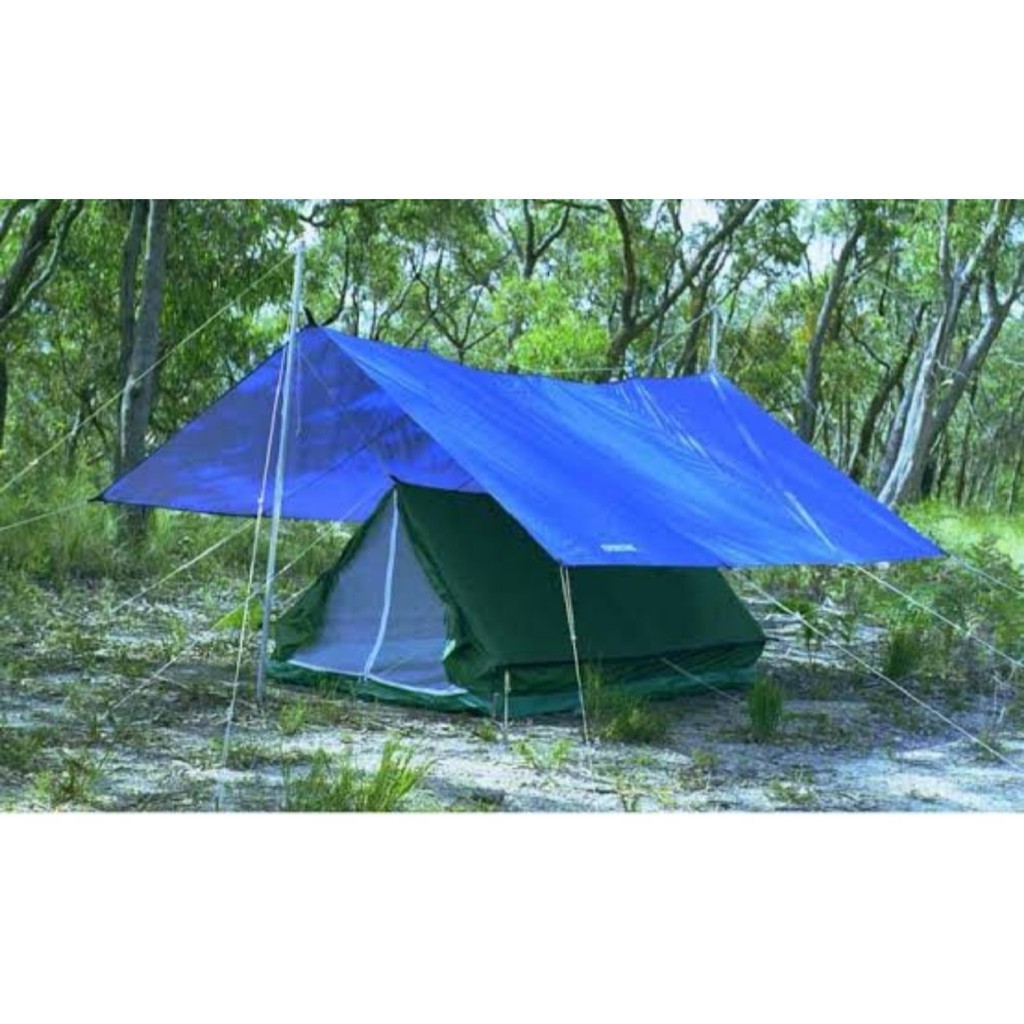 Flysheet 4x6 Meter merk BOGABOO - Pelindung Tenda 19 Lubang - flysheet