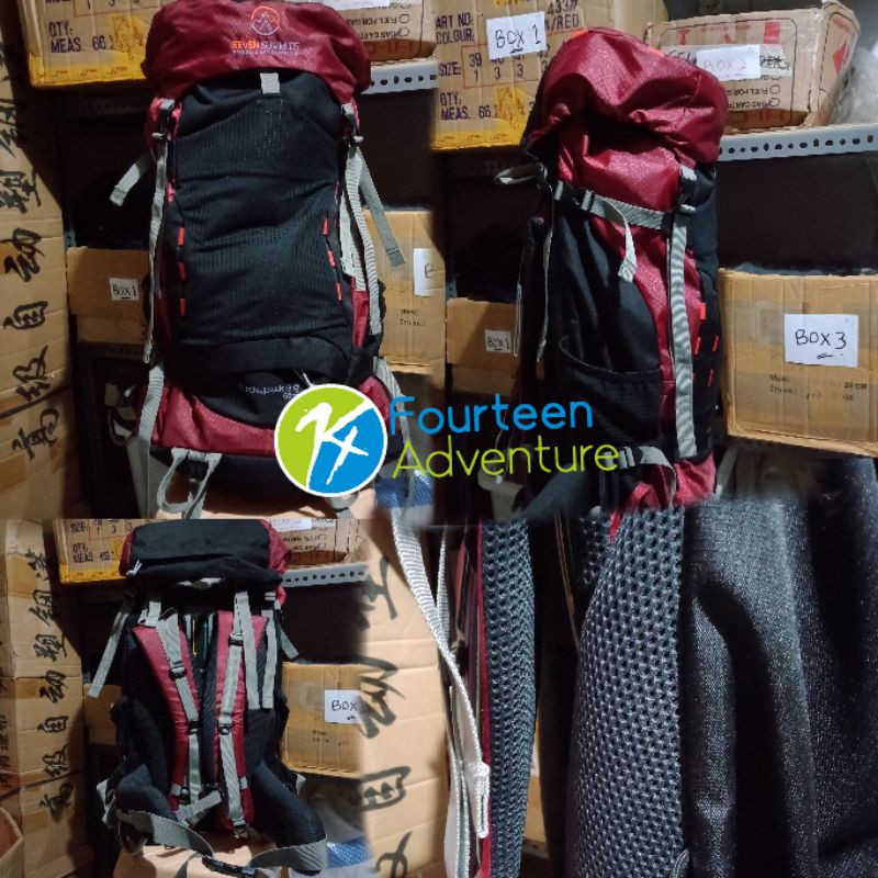 Tas Carrier Seven summit Sidapakasa 60L Tas Gunung Camping consina cozmeed tnf