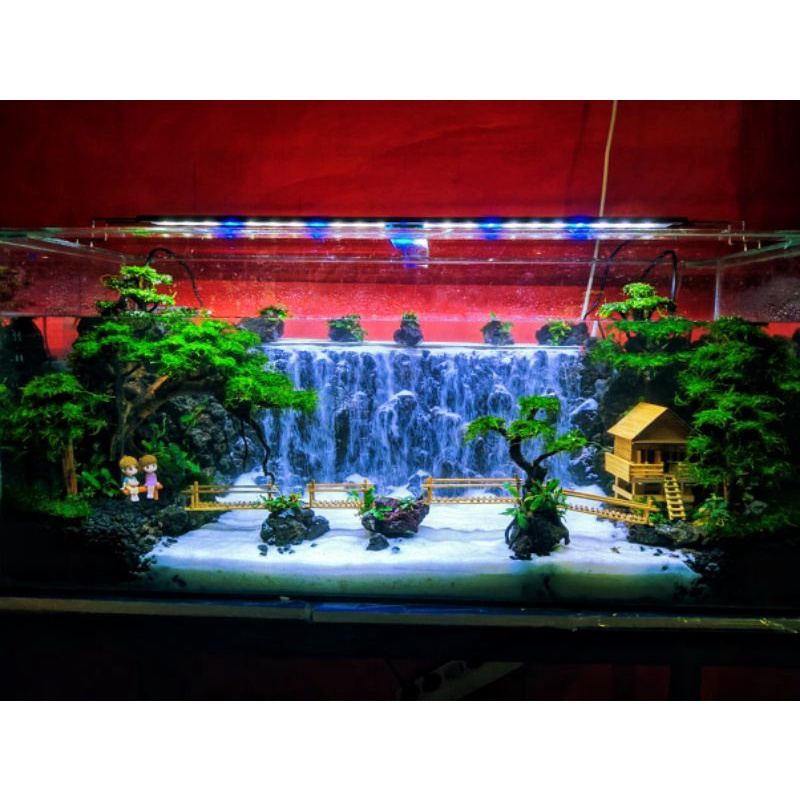 hardscape tema waterfall/air terjun tank 1 meter
