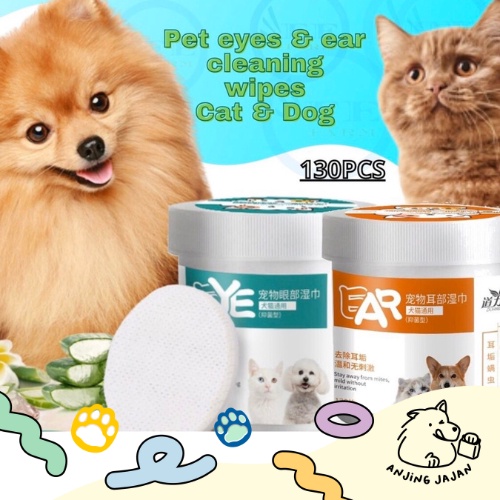 Tisu Basah Pembersih Tear Stain/Noda Air Mata | Tear Stain Remover| Tisu Mata Telinga Anjing Kucing | Pembersih Mata Telinga | Eye Wipes | Ear Wipes MURAH