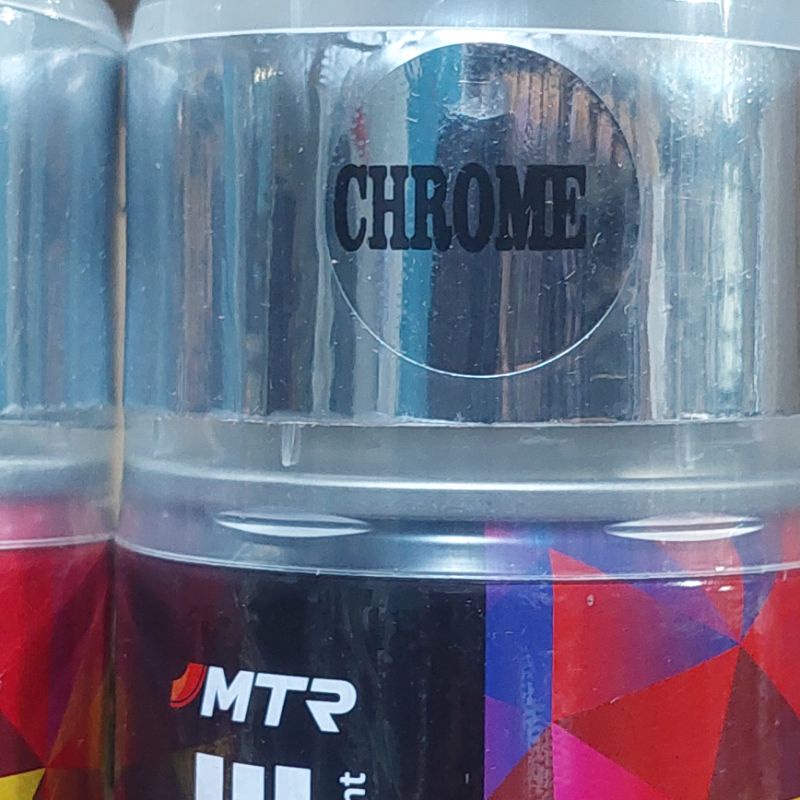 Pilok Pilok Cat Semprot MTR ARTONE Chrome Crome Krum Krom 300cc Ukuran Besar Tahan Bensin Semprotan Bisa diputar Miring dan Lurus ( Horizontal dan Vertical)