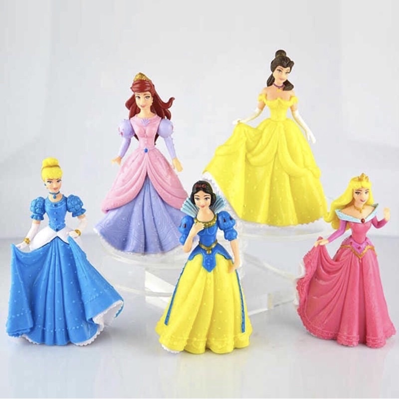 Action Figure Princess Big - Cake Decoration 5 pcs