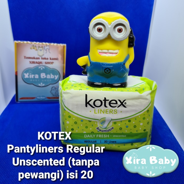 Pantyliner KOTEX Liner Regular Unscented tanpa pewangi Daily Fresh