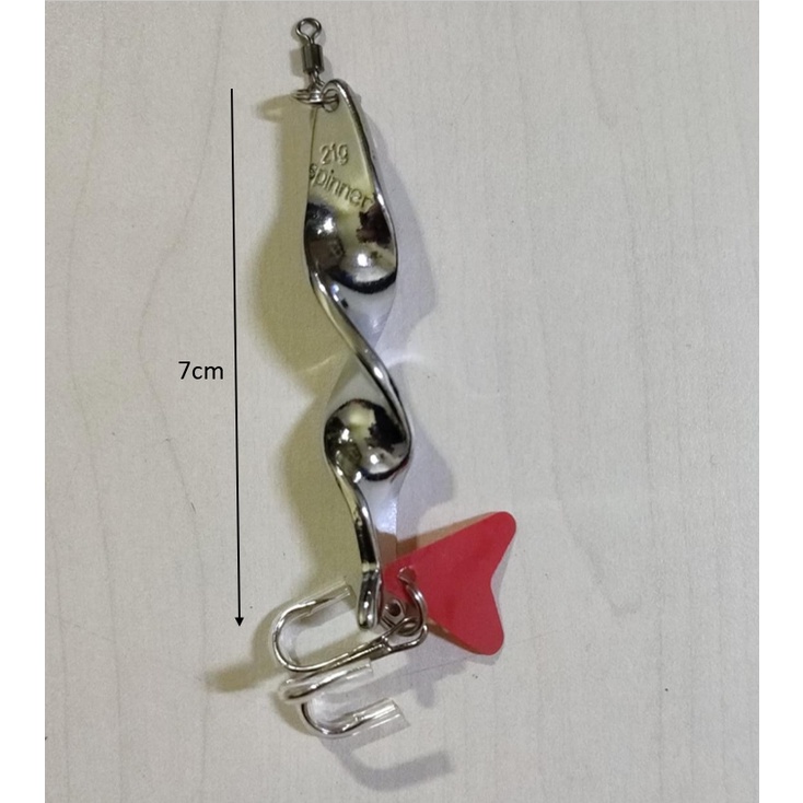 METAL SPOON S SPON LURE 10-12gr 20gr 40gr UMPAN PALSU CASTING BUKAN JIG MINNOW POPPER YAJIE HENGJIA