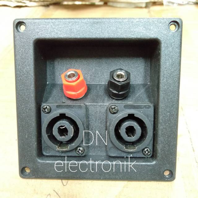 Terminal speaker to inwan terminal speaker 2 pin ples soket speakon