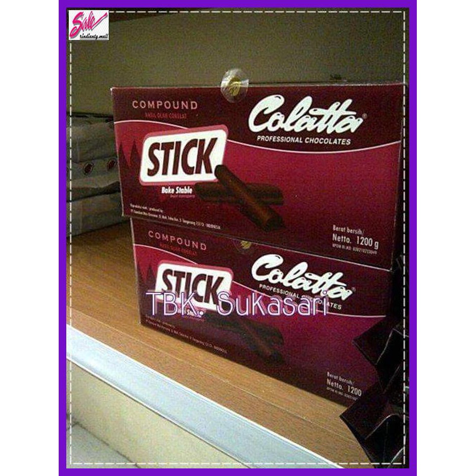 

SAKMACOKLAT- COLATTA STIK COMPOUND 1.2 KG BOX -MAKANAN-MINUMAN.