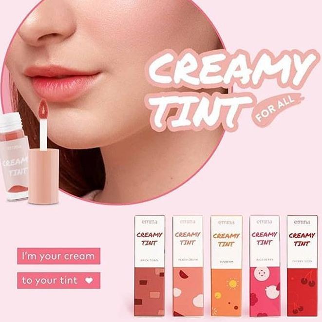 Jual ukg96 NEW Emina Creamy Lip Tint / Emina Creamy Tint Lip Cream