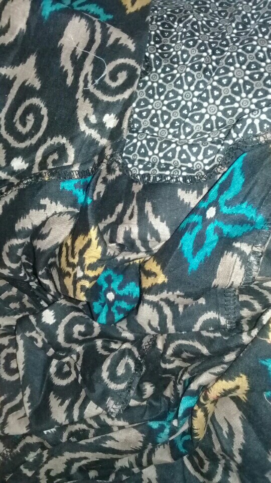 Baju Gamis Batik Kombinasi Jumbo Allsize Ld110 Ld 120