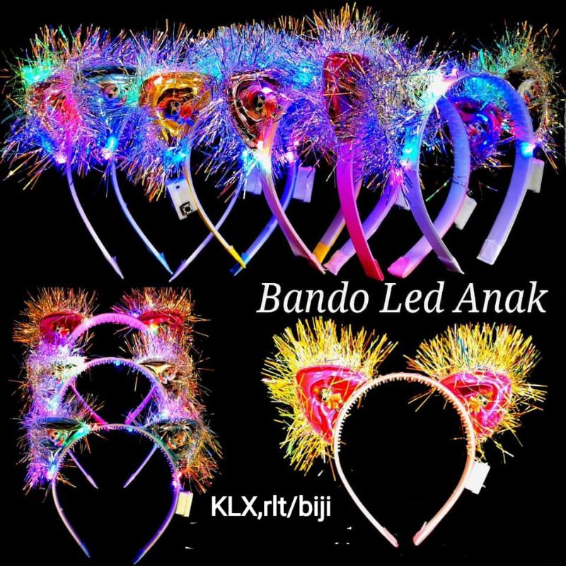 Bando anak berlampu/bando natal