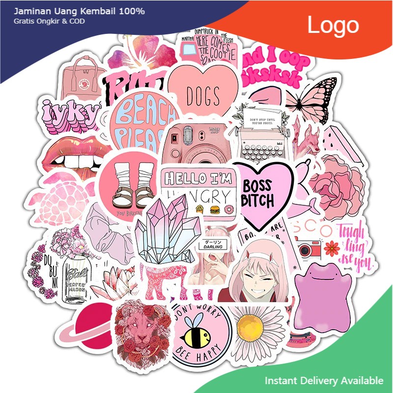 

(PROMO) STIKER TUMBLR FASHION CUTE STICKER UNTUK LAPTOP HP KULKAS KOPER RUMAH ST049