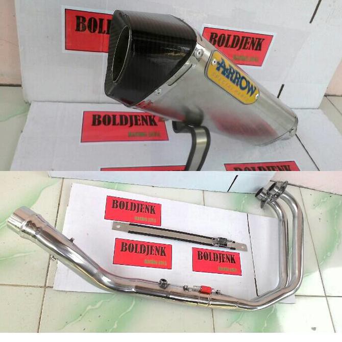 HOT Knalpot racing ARROW fullset Mt25/R25 dll PROMO