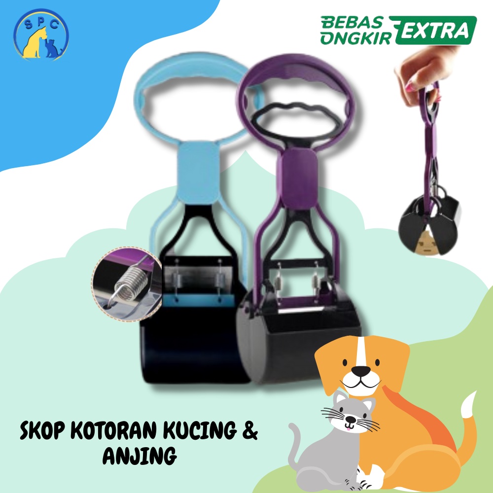 Sekop Genggam Anjing Dog Pet Pop Scooper Cleaner 28 cm