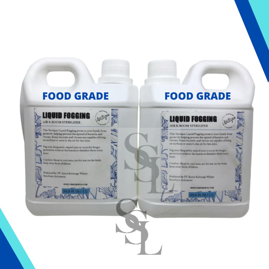 FOGGING LIQUID DISINFECTAN CAIRAN 1 LITER FOOD GRADE