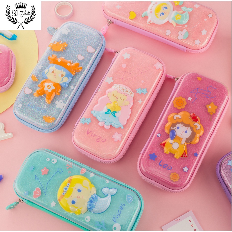 Tempat pensil Kotak pensil 3D Hardcase Zodiac Style