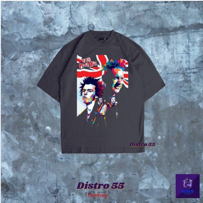 KAOS BAND SEX PISTOLS KAOS OVERSIZE (OVERSIZED TEE)