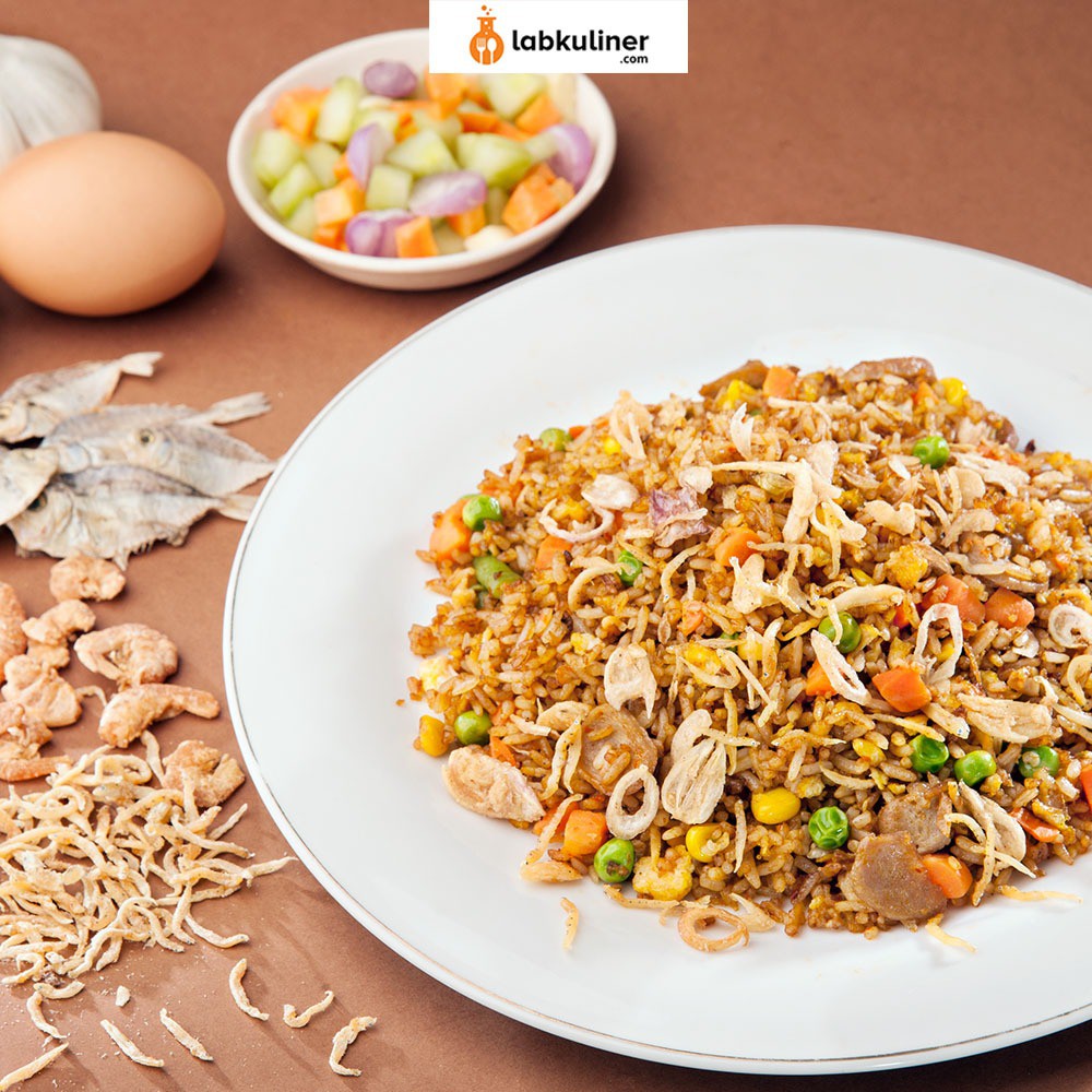 

Bumbu Nasi Goreng Instan Teri Paket Lengkap dengan Sayur & Topping