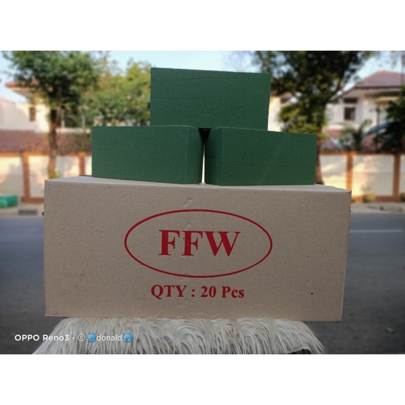 oasis basah 573-busa bunga busa ijo busa bunga fresh oasis mawar wetfloral oasis basah busa bunga mu