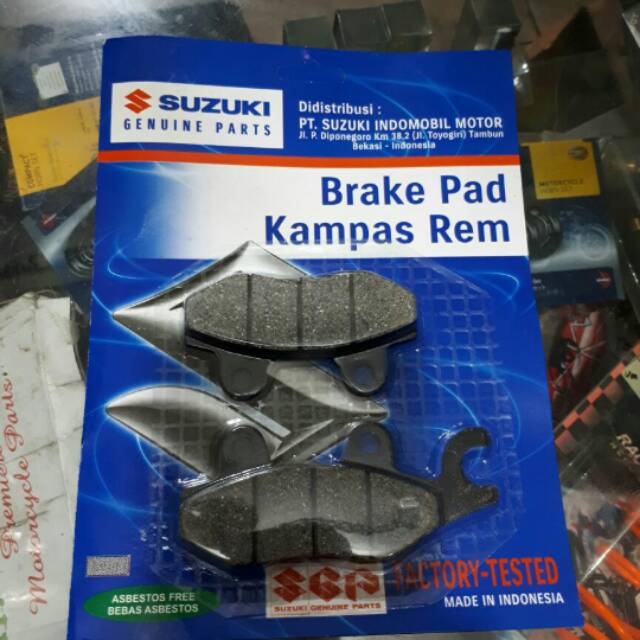 Dispad kampas rem depan smash shogun 125 110