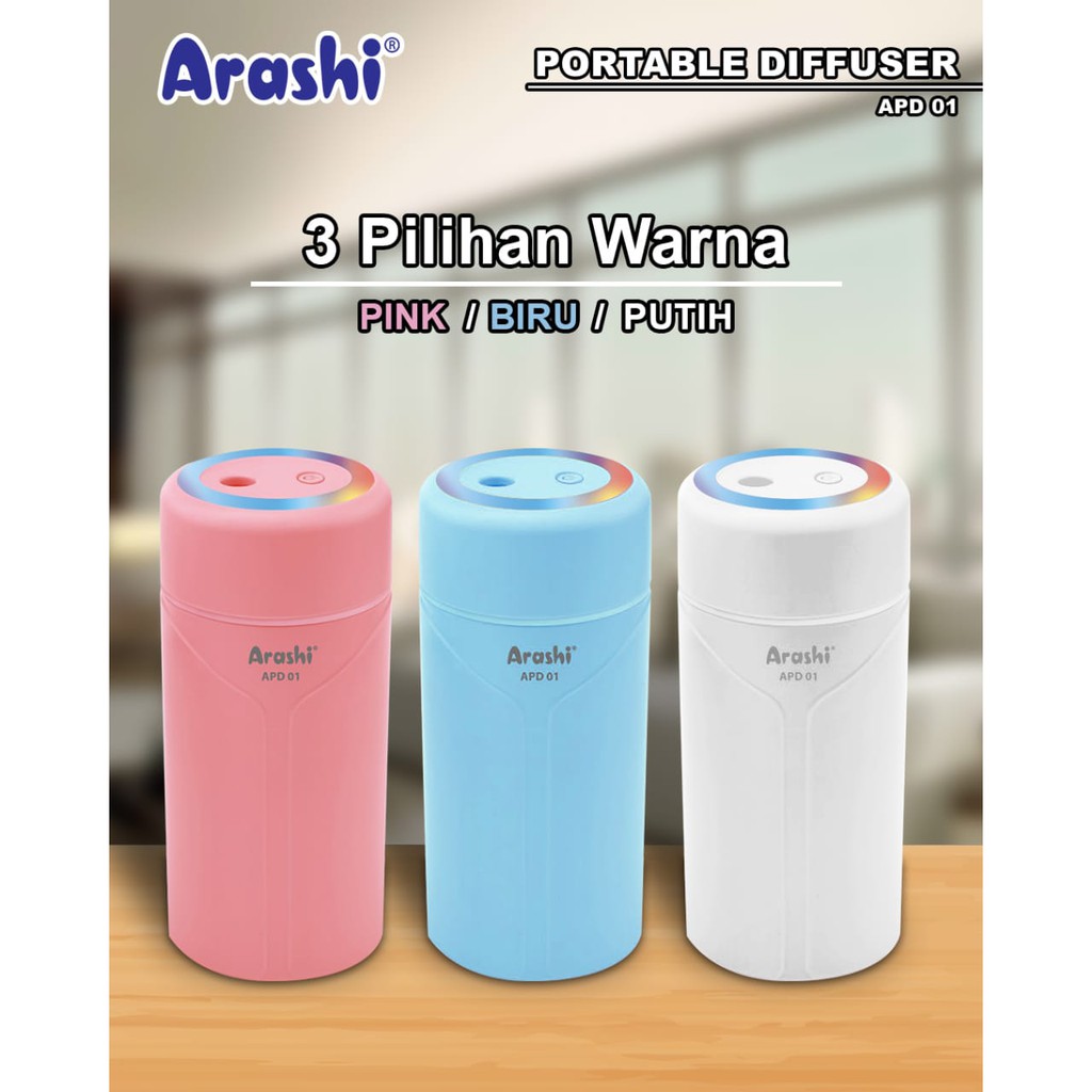ARASHI Humidifier Diffuser Aroma Terapi Essential oil Pelembab-4