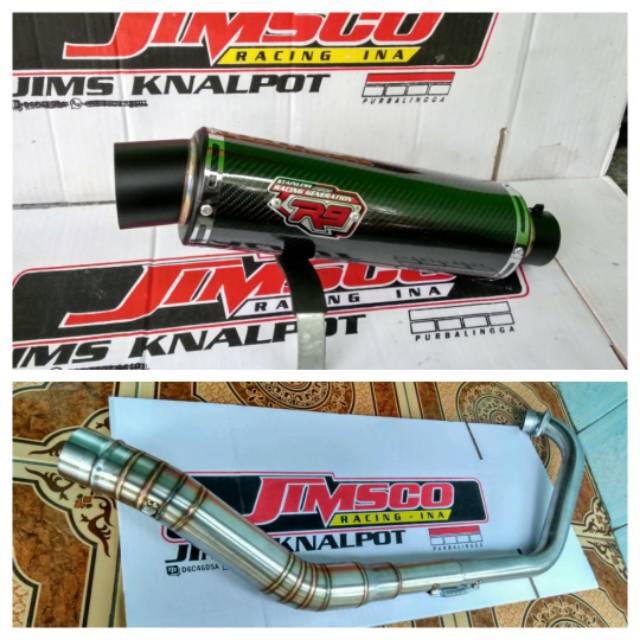 Knalpot R9 carbon #vixion#satria FU#sonic #mx #CBR150 #newCB #bison