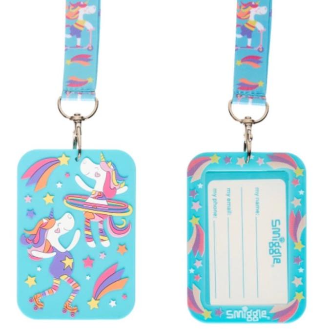 

Smiggle Whril Bus Pass Id Scented Lanyard - Teal Terlaris