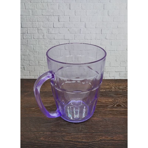 GELAS PLASTIK JUMBO 3 PCS GELAS GAGANG PLASTIK GELAS BIR JUMBO TIKAR