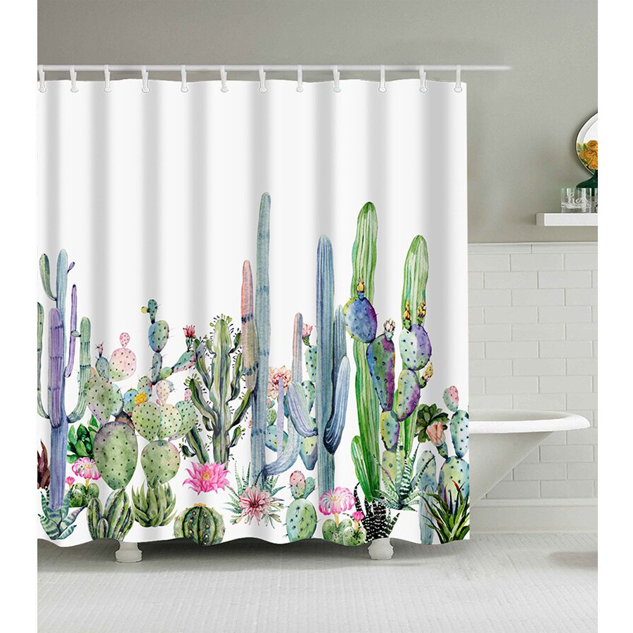 TIRAI KAMAR MANDI ANTI AIR PVC - PREMIUM HORDENG PEMBATAS SHOWER CURTAIN - 180X180 CM