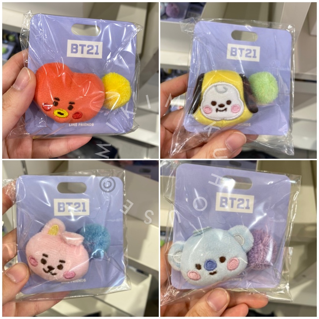 BT21 TATTON HAIR TIE OFFICIAL KUNCIRAN BTS BABY JAPAN BAND JEPANG CLIP PIN