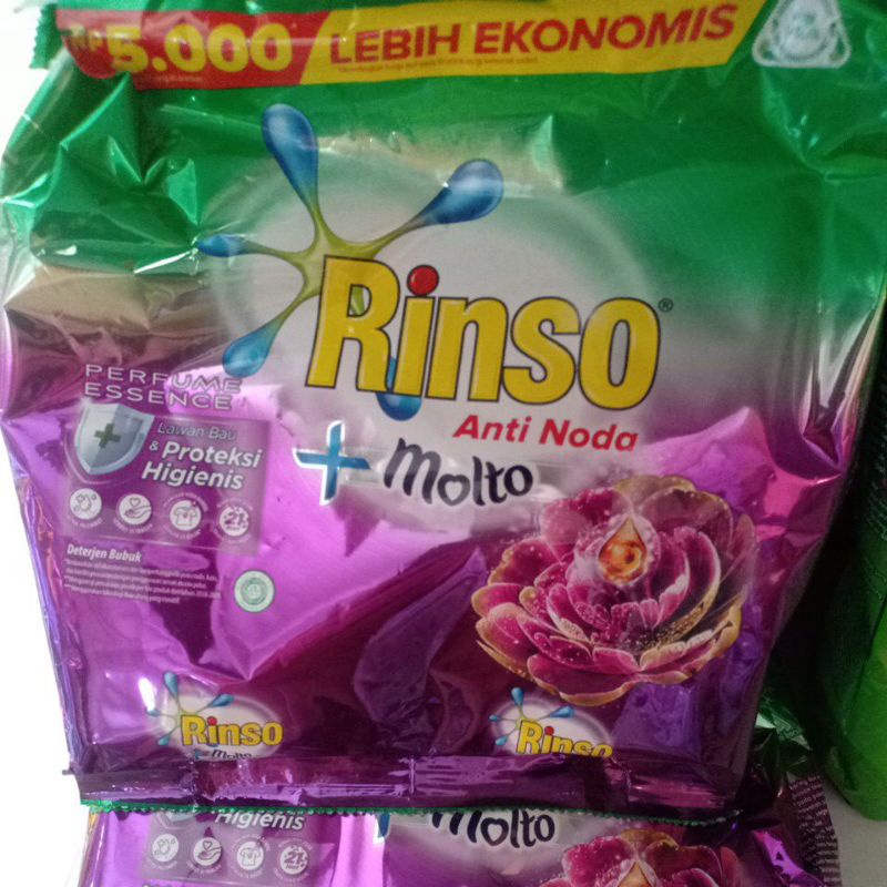 Rinso Anti Noda+Molto Powdet 195g