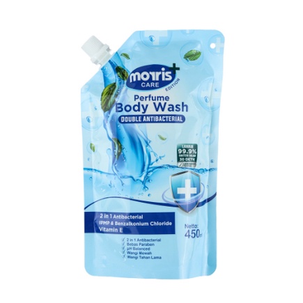 Morris Body Wash Double Anti Bacterial 450ml