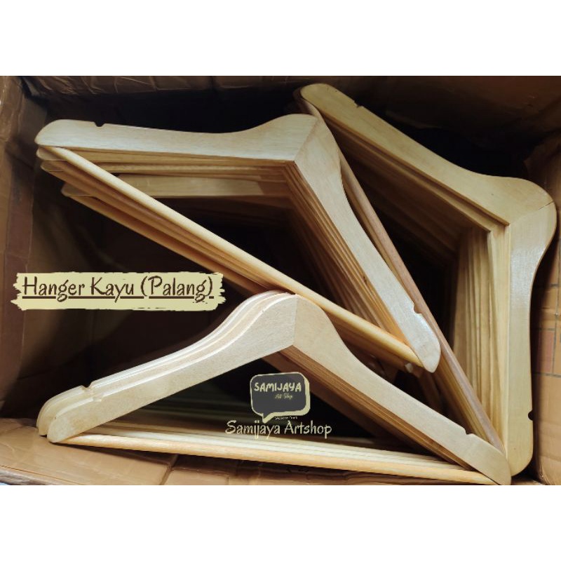 Hanger Kayu Palang / Hanger Kayu Palang Dewasa