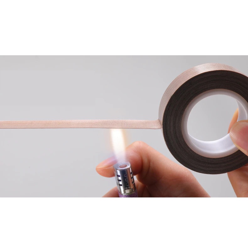 Tape Lakban PTFE Heat High Temperature Adhesive Insulation 10m x 30mm x 0.18mm - TF10M - Brown