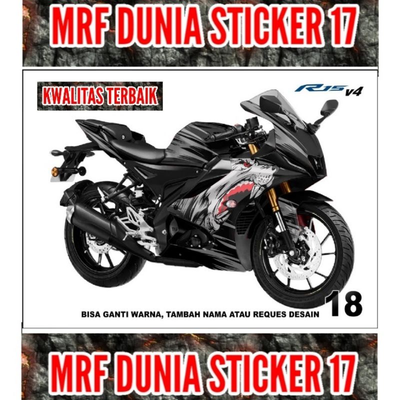 Sticker decal R15 V4 Full Body  Decal Motor R15 V4 Sticker Motor R15 V4 Decal Sticker Motor R15 V4 m