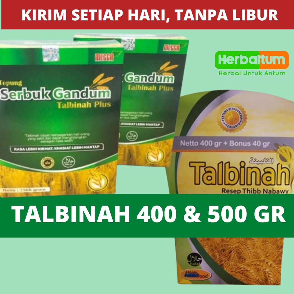 

Talbinah Assabil 400gr / Talbinah Mecca 500gr - Stabilkan Asam Lambung, Maag, Pencernaan, Anti Mual, Peluruh Lemak, Kolestrol, Jaga Kesehatan Jantung Pencegahan Kronis, Sembelit, Melancarkan Urin dan Feses BAB, Penghambat Kanker Kolon, Menopouse