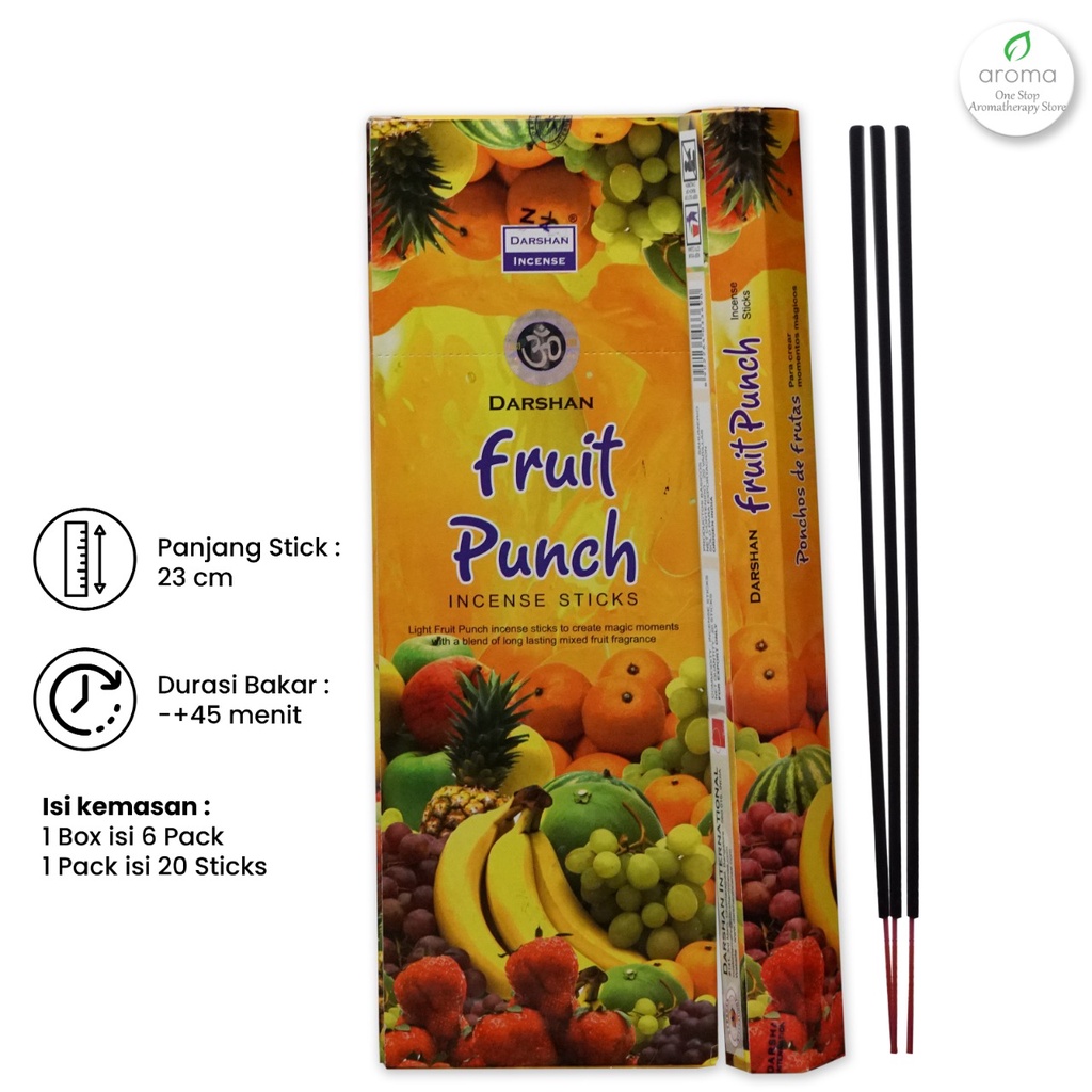 Dupa India (Aromaterapi) Hexa - Darshan Fruit Punch