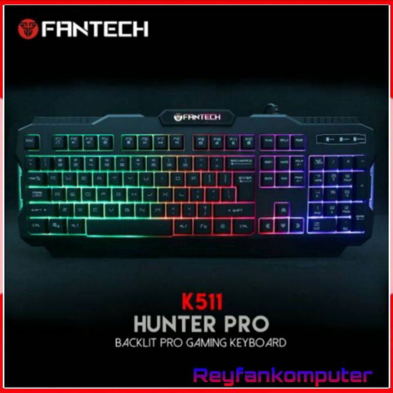 Fantech K511 HUNTER PRO Gaming Keyboard Kualitas Terbaik